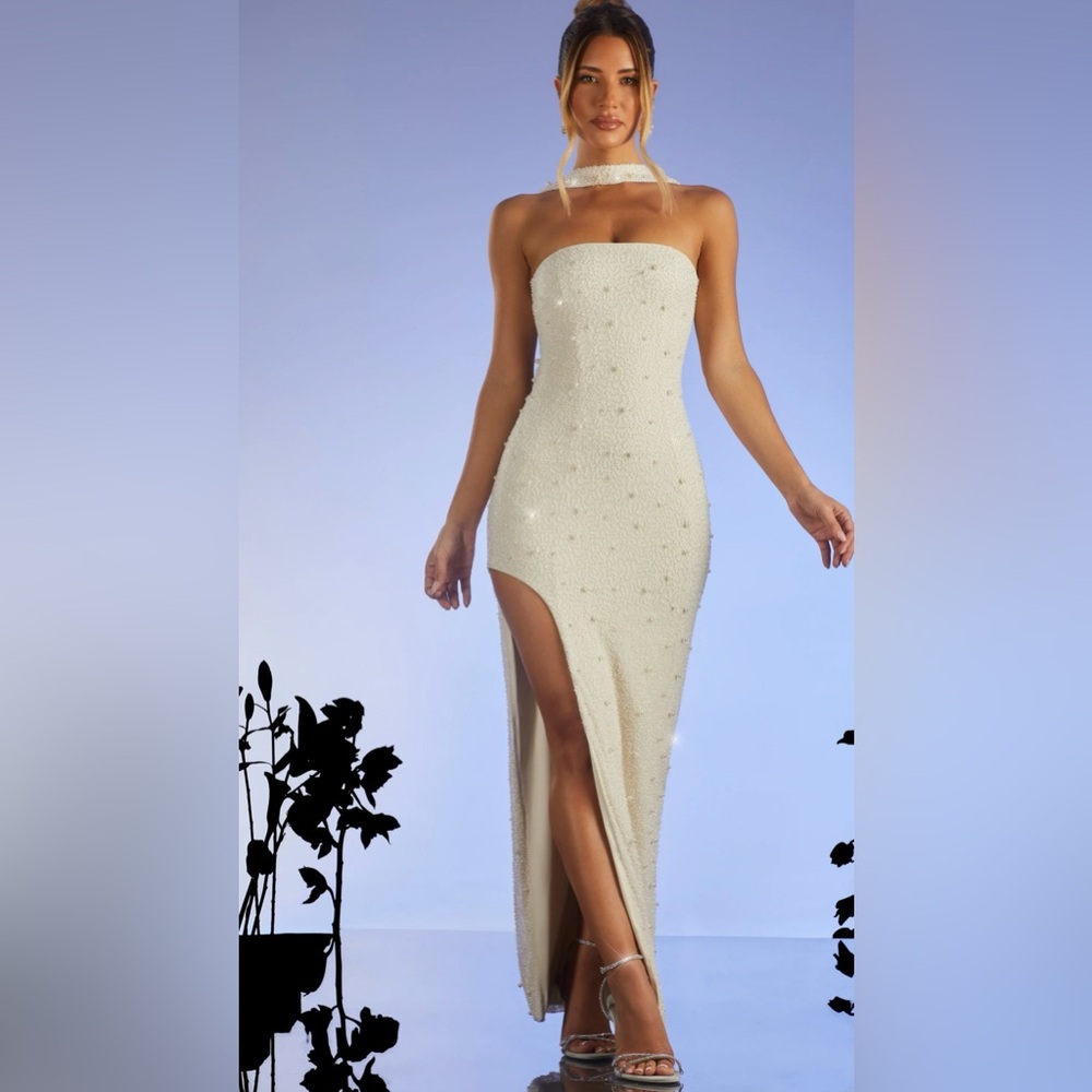 Oh Polly off white dress